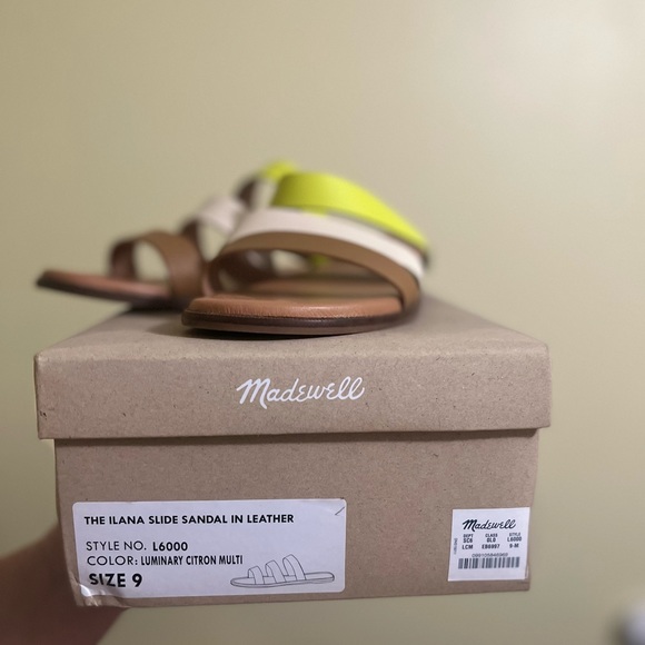 Madewell Ilana Slide Sandal in Leather - Picture 2 of 4